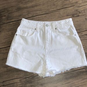 Harper Heritage hi rise denim cutoffs shorts 25